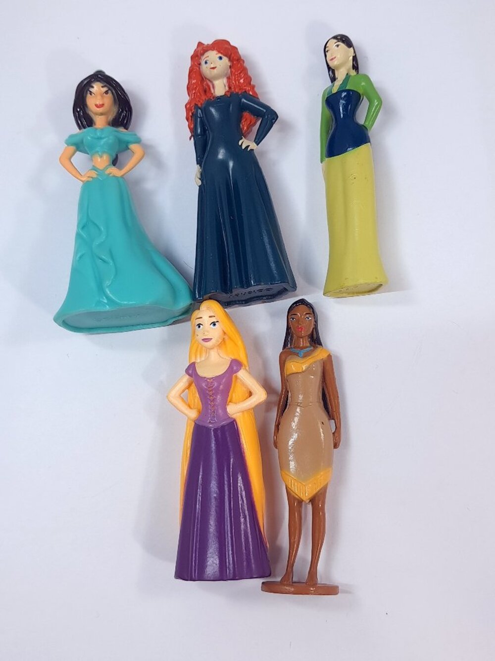 Disney Princess figure figurine set cake birthday party toppers Rapunzel Jasmine
